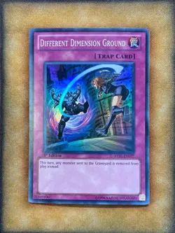 Yugioh Different Dimension Ground STBL-EN077 Super Rare 1st Ed NM - Image 1