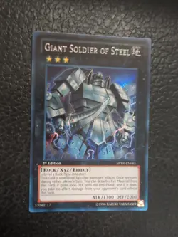 YuGiOh Giant Soldier of Steel ABYR-EN085 1st Edition Secret Rare NM - Image 1