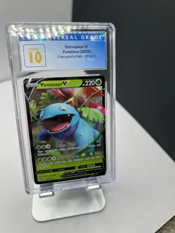 Pokemon Cards Venusaur V 001/073 Ultra Rare Champions Path CGC Pristine 10 - Image 2