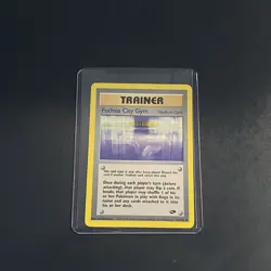 Pokemon Card - Gym Challenge Fuchsia City Gym 114/132 WOTC - NM - - - Uncommon - Image 1