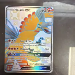 Pokemon TCG Ho-Oh GX Full Art Shiny Holo Card Hidden Fates SV50/SV94 - Image 1