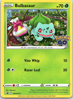 Bulbasaur SWSH231 SWSH: Sword & Shield Promo Cards Holo - Image 1