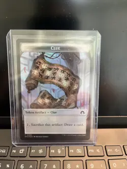 MTG Magic The Gathering Modern Horizons 3 FOIL Token Cards x1 (clue) - Image 1