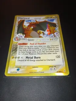 Pokemon Charizard 2006 Delta Species Holo Card RARE 4/100 Stage 2 - Image 1