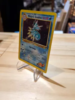 Misty's Seadra 9/132 Holo - Gym Heroes Set - Pokemon Card - Excellent Condition - Image 3