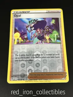 Opal 158/185 Reverse Holo Uncommon Trainer Vivid Voltage Pokemon Card 2020 - Image 1
