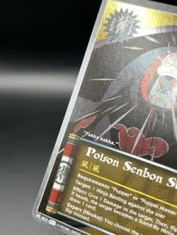 Poison Senbon Stream J-822 Foil Shattered Truth Naruto Card Game - Image 2