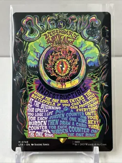 MTG English The One Ring (Borderless Poster) NM Condition - Image 1