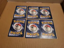 Lot Of 6 Vintage Pokemon Cards Damaged DMG/Nm Holo First Edition Jungle Fossil - Image 2