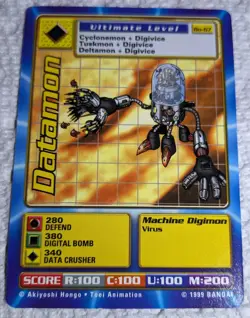 Digimon Cards - 1999 Digi-Battle Datamon BO-67 - Image 1