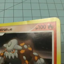 Pokemon TCG Heatran POP Series 8 1/17 Cosmos Holo Rare Card Played MP - Image 3