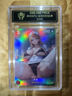 NAMI One Piece Anime Waifu Goddess CUSTOM CARD - Image 2