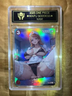NAMI One Piece Anime Waifu Goddess CUSTOM CARD - Image 3