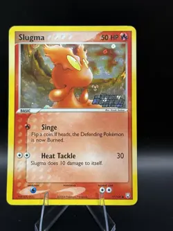 Pokemon Card - Slugma Team Rocket Returns 77/109 Reverse Holo Stamped NM WL1 - Image 1