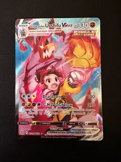 Pokemon Card Urshifu VMAX TG19/TG30 Brilliant Stars Full Art Ultra Rare NM - Image 1