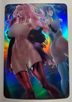 SEXY HEROINE WAIFU 02 & Code 001 DARLING IN THE FRANXX ACG PREMIUM HOLO CARD NM - Image 1