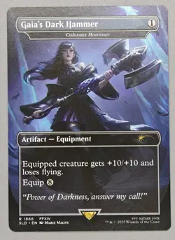 MTG x FINAL FANTASY SECRET LAIR - GAIA'S DARK HAMMER #1866 NON-FOIL - Image 1