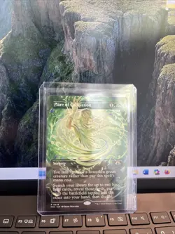 MTG Modern Horizons 3 BORDERLESS FRAME Flare of Cultivation #0338 - Image 1