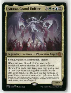 Magic the Gathering Atraxa, Grand Unifier - Phyrexia: All Will Be One #196 - Image 1
