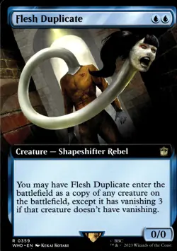 MTG: Doctor Who #359 Flesh Duplicate (Extended Art) - Image 1