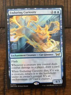 Enduring Curiosity Duskmourn: House of Horror Foil LP/NM Condition MTG - Image 1