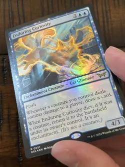 Enduring Curiosity Duskmourn: House of Horror Foil LP/NM Condition MTG - Image 2