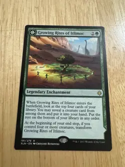 GROWING RITES OF ITLIMOC x1 mtg NM-M Ixalan 1 Rare - Image 1