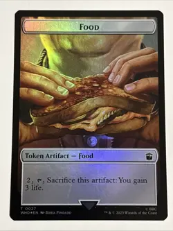 MTG Universes Beyond: Doctor Who Dalek/Food Token Foil 0012/0027 NM - Image 2