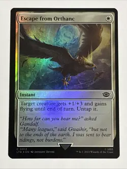 MTG Lord of the Rings Escape from Orthanc Foil 0012 NM - Image 1