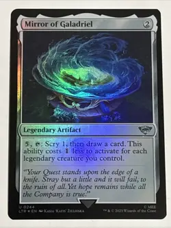 MTG Lord of the Rings Mirror of Galadriel Foil 0244 NM - Image 1