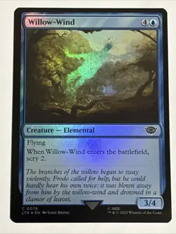 MTG Lord of the Rings Willow-Wind Foil 0076 NM - Image 1