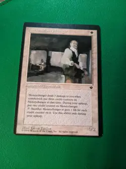 Icatian Moneychanger Fallen Empires off center miscut misprint error - Image 1