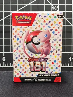 Pokemon TCG Scarlet and Violet 151 Booster Bundle 6 Booster Packs New 820650853210 - Image 1
