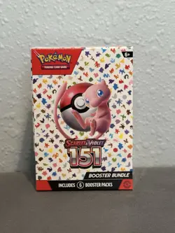 Pokemon Scarlet Violet 151 Booster Bundle 6-Pack, Factory-Sealed - Image 1