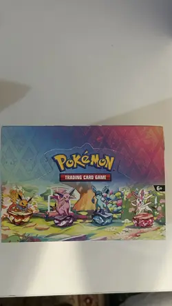 Pokemon TCG Prismatic Evolutions Set Of 8 Sealed Mini Tins W Open Display Box - Image 3