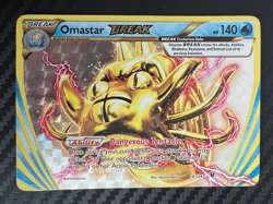 Pokemon TCG Omastar Break Fates Collide 19/124 Holo Rare MP/HP - Image 1