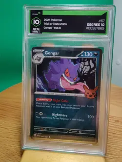 Gengar #57 (Pokemon Trick or Trade 2024) Uncommon Cosmos Holo Grade 10 - Image 1