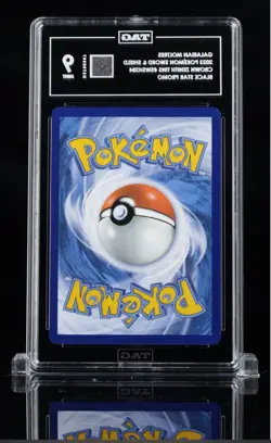 Pokemon Galarian Moltres SWSH284 Crown Zenith Full Holo Black Star Promo TAG 9!! - Image 2