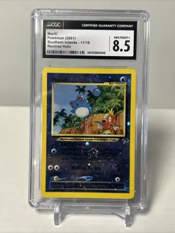Pokemon Southern Islands Promo Marill Reverse Holo CGC 8 NM/MINT 11/18 - Image 1