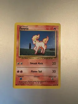 Pokemon Ponyta Original Uncommon 1st Edition - Image 1
