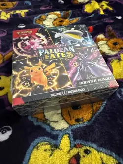 Pokemon TCG Scarlet & Violet Paldean Fates Booster Bundle, 6-Pack, New Sealed - Image 2