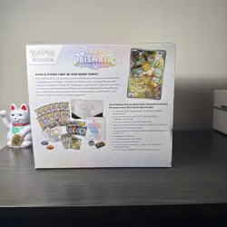 Opened Prismatic Evolutions Pokemon Center Etb No Packs/no Promo - Image 3