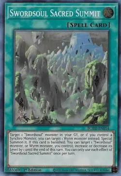 x3 Swordsoul Sacred Summit - BODE-EN054 - Super Rare - 1st Edition Yu-Gi-Oh! M/N - Image 1