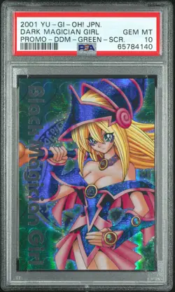 2001 YU-GI-OH! JPN PROMO DARK MAGICIAN GIRL PSA 10 - Image 1