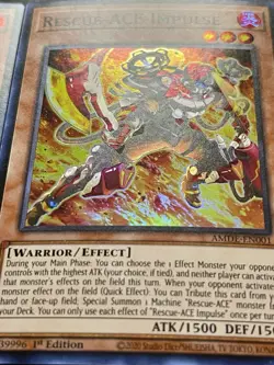 3x Rescue-Ace Impulse | AMDE-EN001 | Super Rares | NM | 1st Edition | YuGiOh! - Image 5