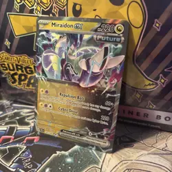 Pokemon TCG Miraidon EX Holo Card 122/162SV05: Temporal Forces - Image 3