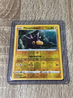 SHIPS SAME DAY Pokemon Card Pincurchin 062/185 Reverse Holo Lightning Type - Image 1