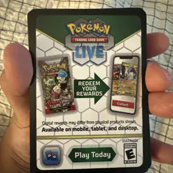 Pokemon TCG Live Code Card (1x) Sent Through eBay Messages - Random Assortment - Image 1
