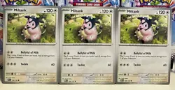(Set Of 3) Pokemon Mega Evolution TCG Common Card - Miltank (106/132) - Image 1