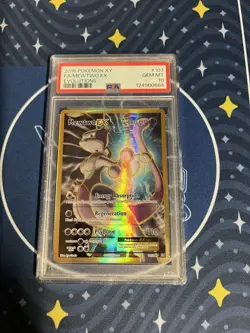 Pokemon Mewtwo EX Full Art TCG Card 103/108 Evolutions PSA 10 - Image 1